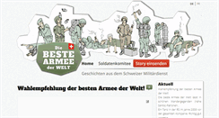 Desktop Screenshot of diebestearmeederwelt.ch